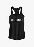 Star Wars The Mandalorian Simplistic Logo Girls Tank Top