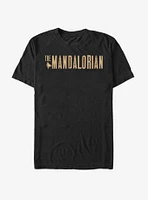 Star Wars The Mandalorian Simplistic Rusty Logo T-Shirt