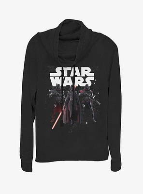 Star Wars Jedi: Fallen Order Big Three Cowl Neck Long-Sleeve Girls Top