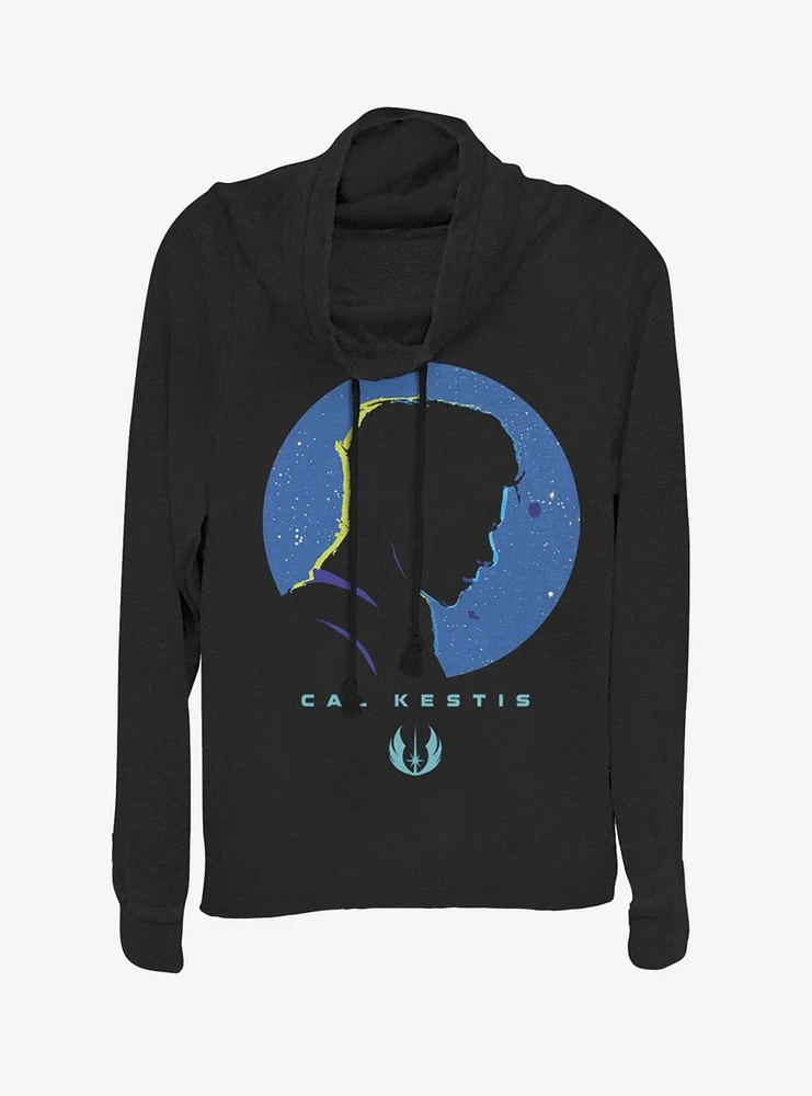 Star Wars Jedi: Fallen Order Cal Kestis Cowl Neck Long-Sleeve Girls Top