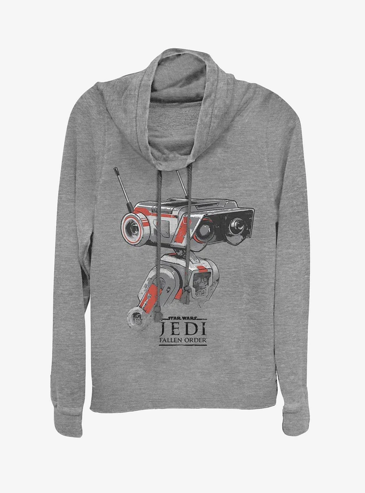 Star Wars Jedi: Fallen Order BD-1 Cowl Neck Long-Sleeve Girls Top