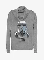 Star Wars Jedi: Fallen Order Trooper Mask Cowl Neck Long-Sleeve Girls Top