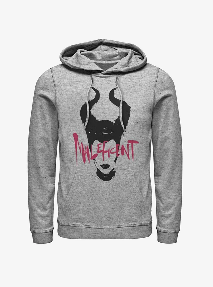 Disney Maleficent: Mistress of Evil Paint Silhouette Hoodie