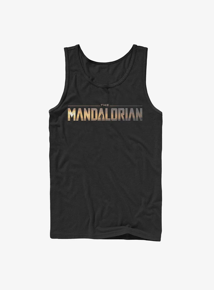 Star Wars The Mandalorian Logo Tank