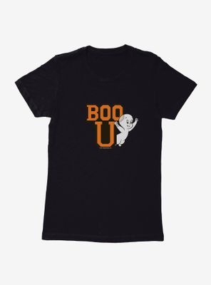 Casper The Friendly Ghost Boo U Womens T-Shirt