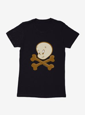 Casper The Friendly Ghost Cross Bones Womens T-Shirt