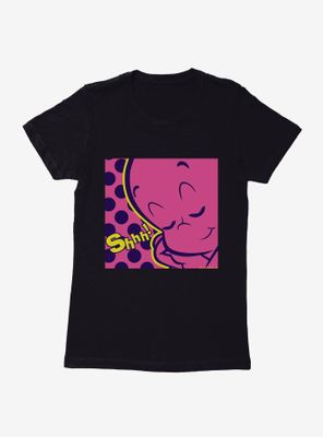 Casper The Friendly Ghost Pop Comic Art Shhh Womens T-Shirt