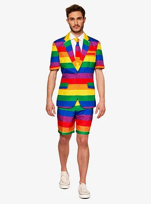 Suitmeister Men's Rainbow Pride Short Suit