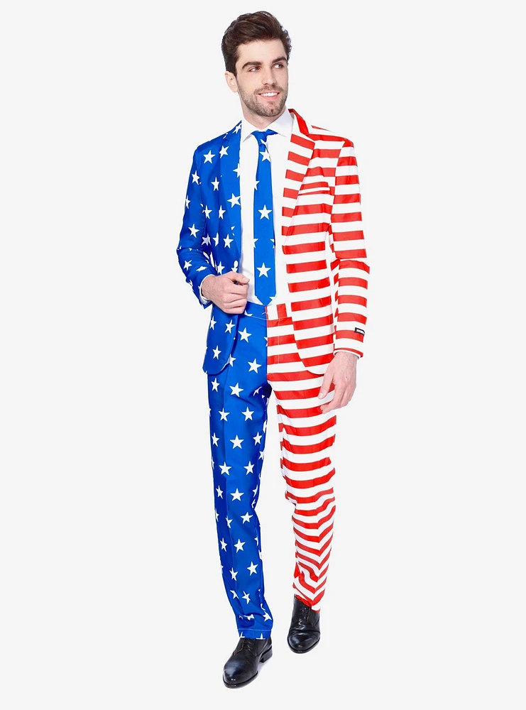 Suitmeister Men's USA Flag Americana Suit