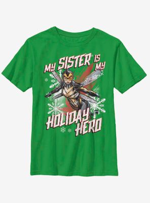 Marvel Ant Man Wasp Holiday Hero Youth T-Shirt