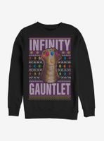 Marvel Avengers Gauntlet Christmas Pattern Sweatshirt