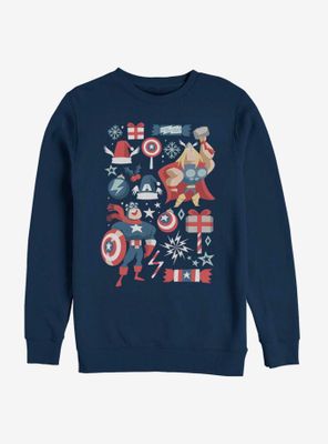 Marvel Avengers Holiday Mashup Sweatshirt