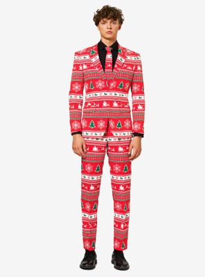 OppoSuits Men's Winter Wonderland Christmas Suit