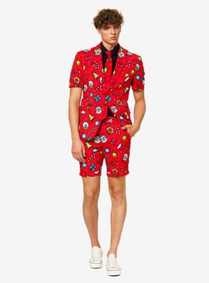 OppoSuits Men's Short Dapper Decorator Christmas Suit