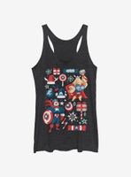 Marvel Avengers Holiday Mashup Womens Tank Top