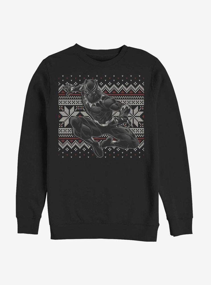 Marvel Black Panther T-Challa Christmas Pattern Sweatshirt