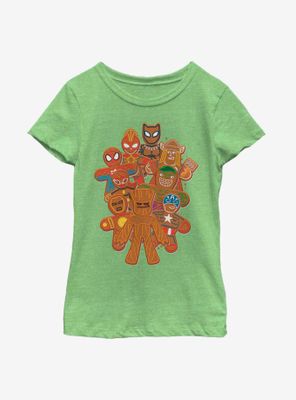 Marvel Avengers Cookie Group Youth Girls T-Shirt