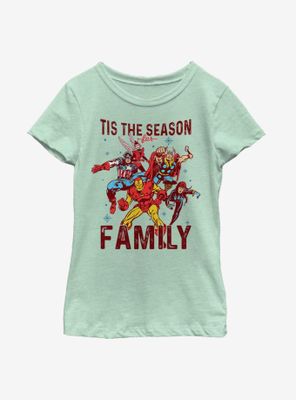 Marvel Avengers Family Season Youth Girls T-Shirt