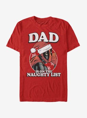Marvel Deadpool Naughty Dad T-Shirt