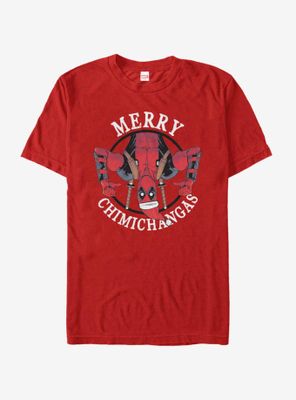 Marvel Deadpool Merry Chimichangas T-Shirt