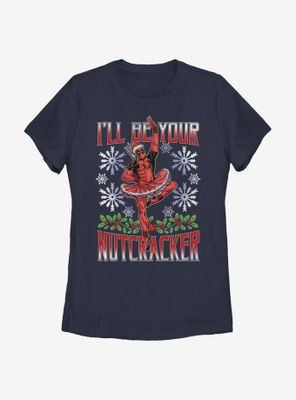 Marvel Deadpool Nutcracker Womens T-Shirt