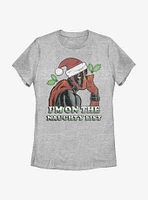 Marvel Deadpool On The Naughty List Womens T-Shirt