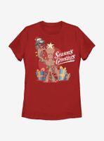 Marvel Guardians Of The Galaxy Seasons Grootings Womens T-Shirt