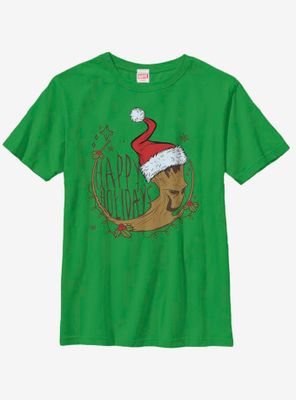 Marvel Guardians Of The Galaxy Groot Christmas Youth T-Shirt