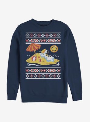 Disney Frozen Olaf Christmas Pattern Sweatshirt