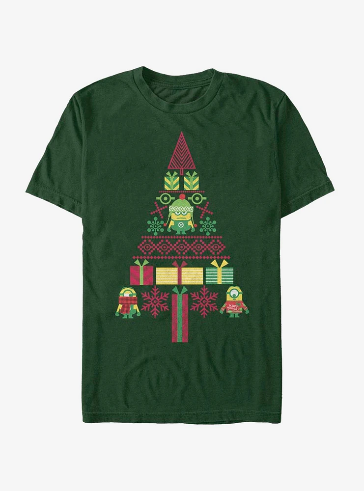 Despicable Me Minions Christmas Tree T-Shirt
