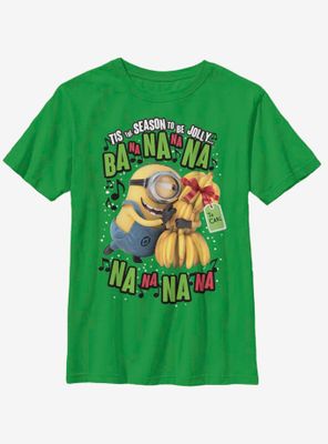 Despicable Me Minions Deck The Halls Youth T-Shirt