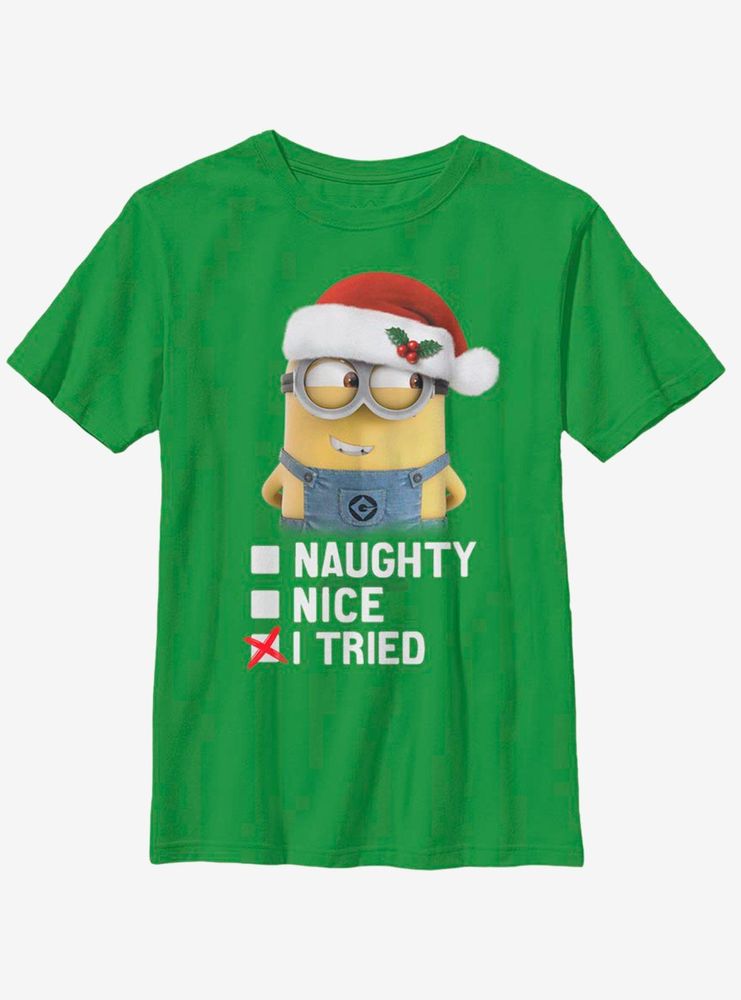 Despicable Me Minions I Tried Youth T-Shirt