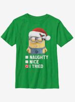 Despicable Me Minions I Tried Youth T-Shirt