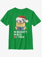 Despicable Me Minions I Tried Youth T-Shirt