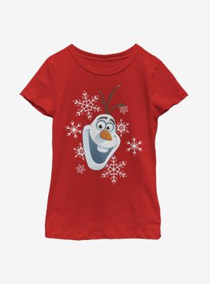 Disney Frozen Olaf Hat Youth Girls T-Shirt
