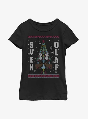 Disney Frozen Sven & Olaf Youth Girls T-Shirt