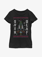 Disney Frozen Sven & Olaf Youth Girls T-Shirt