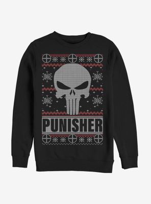 Marvel Punisher Christmas Pattern Sweatshirt