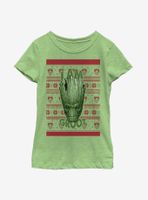 Marvel Guardians Of The Galaxy Groot Christmas Pattern Youth Girls T-Shirt