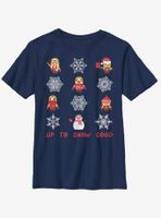 Despicable Me Minions Snowflake Snow Good Youth T-Shirt