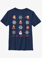 Despicable Me Minions Snowflake Snow Good Youth T-Shirt