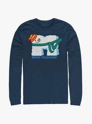 MTV Snow Man Logo Long-Sleeve T-Shirt