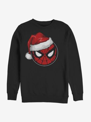 Marvel Spider-Man Spidey Santa Hat Sweatshirt