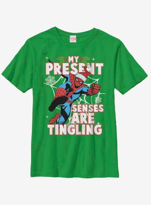 Marvel Spider-Man Present Senses Youth T-Shirt