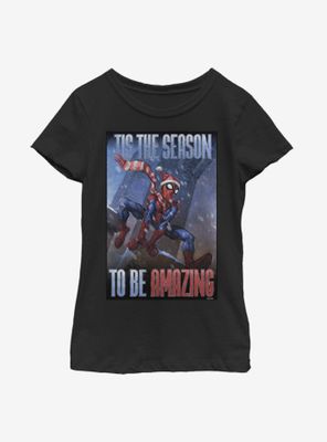 Marvel Spider-Man Amazing Season Spider Youth Girls T-Shirt