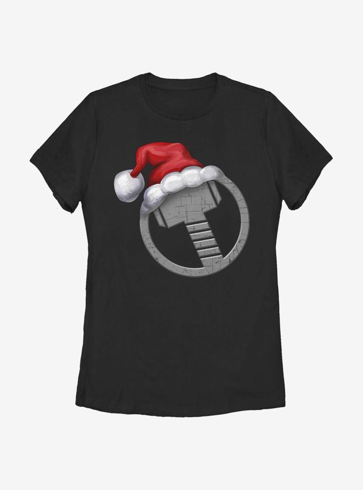 Marvel Thor Icon Holiday Hat Womens T-Shirt