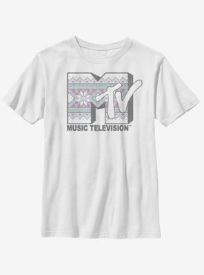 MTV Cross Stitch Logo Youth T-Shirt