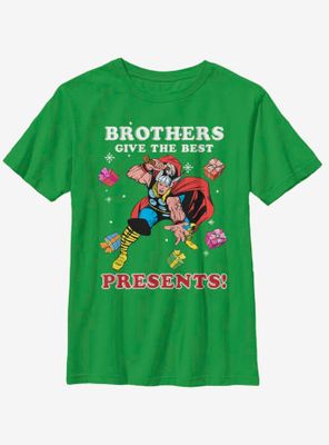 Marvel Thor Brothers Give The Best Presents Youth T-Shirt