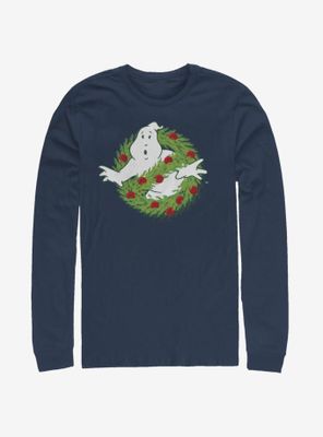 Ghostbusters Holiday Logo Long-Sleeve T-Shirt