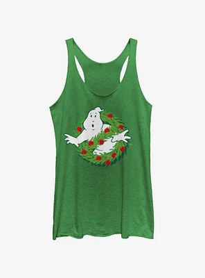 Ghostbusters Holiday Logo Womens Tank Top